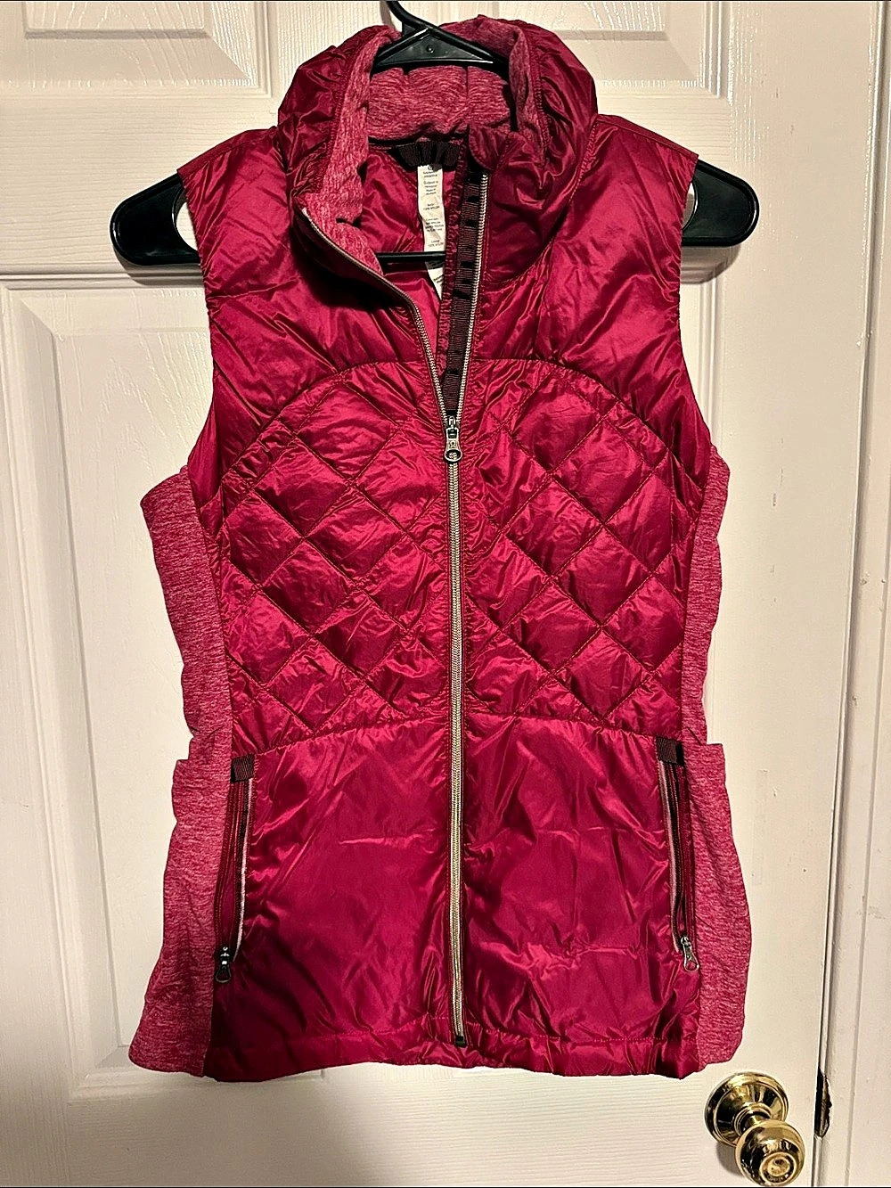 lululemon Down for a Run Vest Pink Size 6